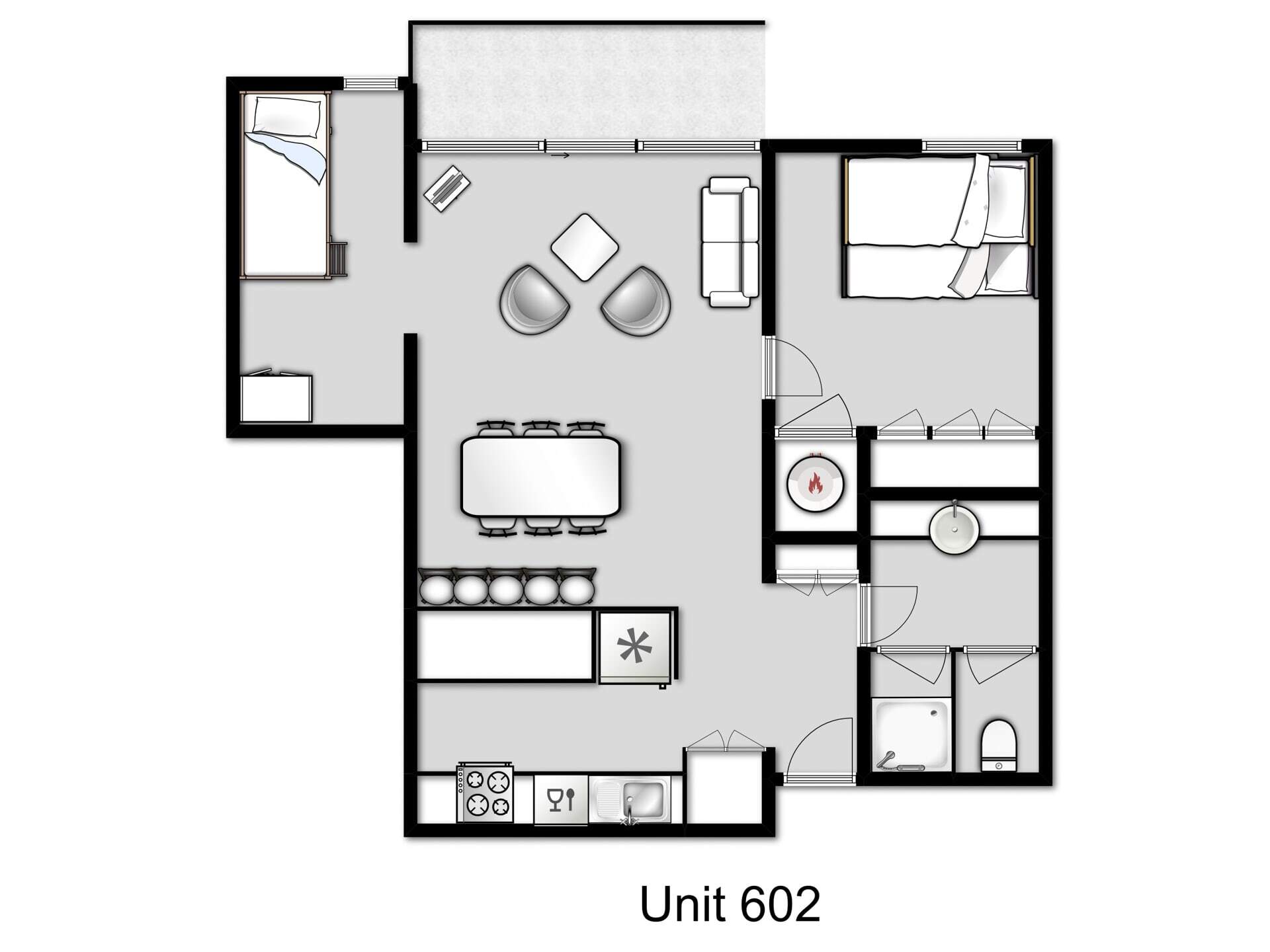 Floor Plan - Chalet 602
