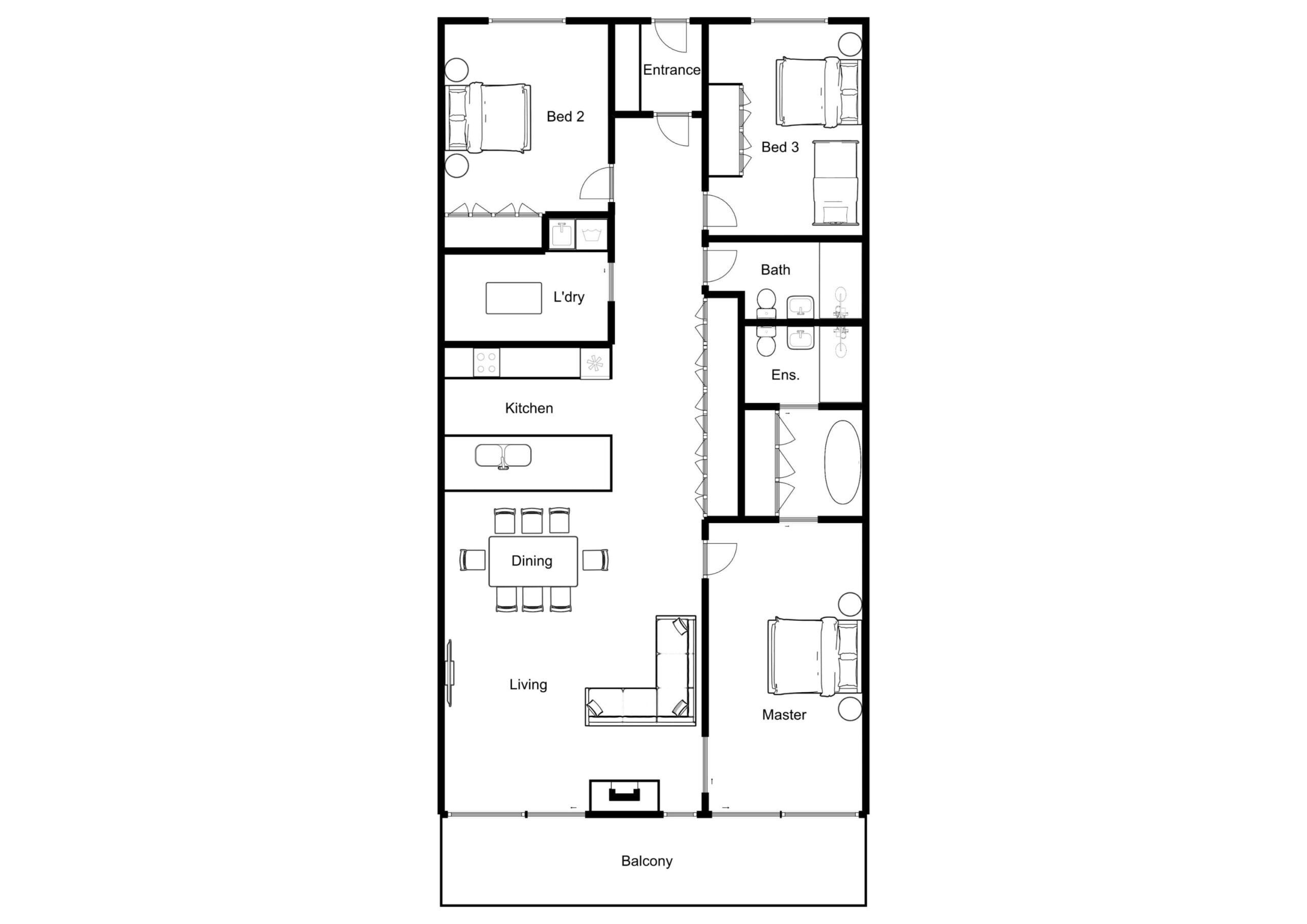 Floorplan - Bella Vista 2.2