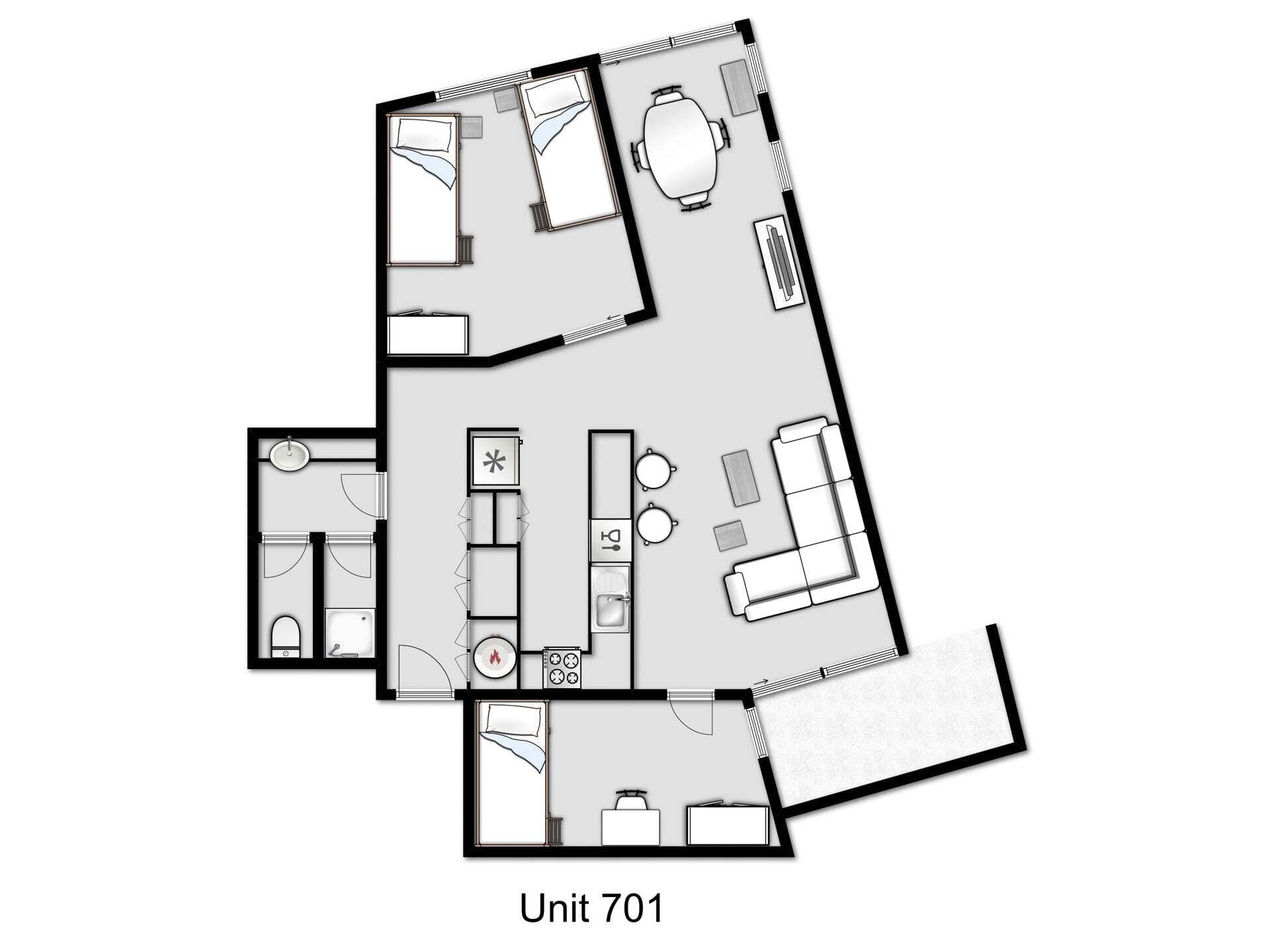 Floorplan - Chalet 701