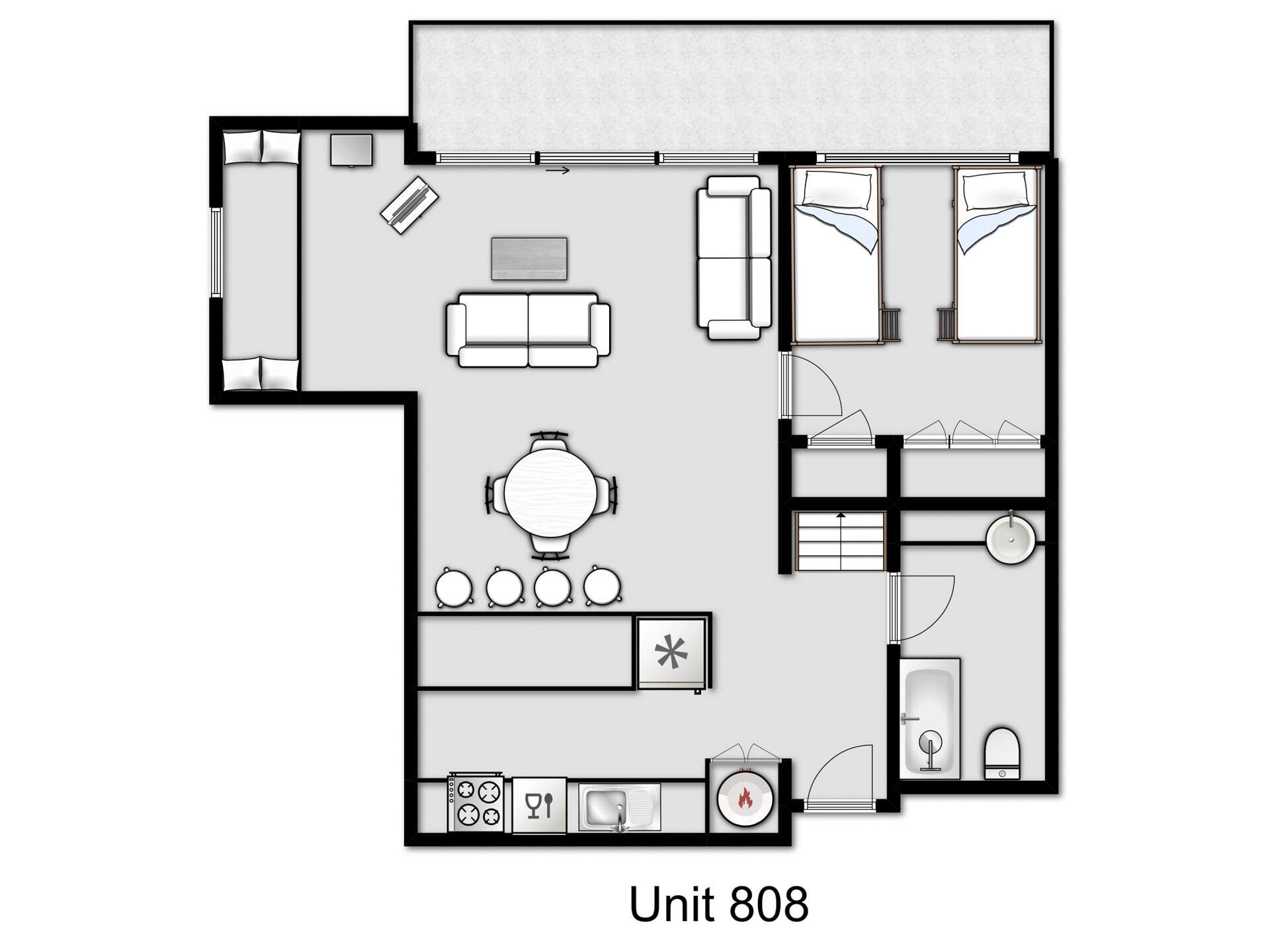 Floorplan - Chalet 808