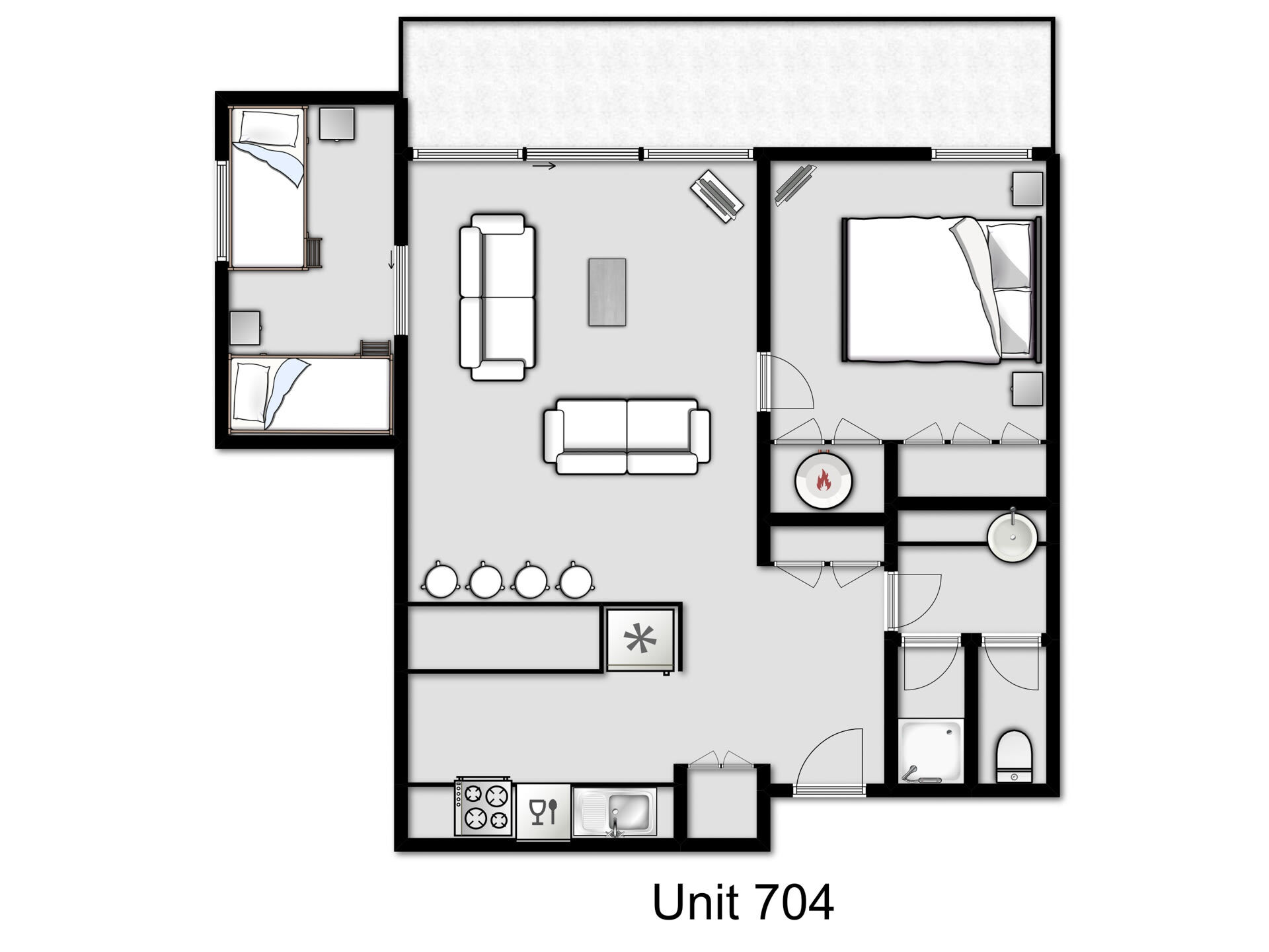 Floorplan - Chalet 704