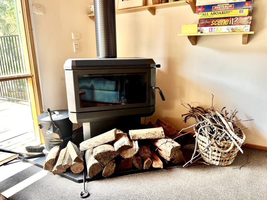 Wood fire